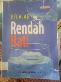 Image of BELAJAR RENDAH HATI